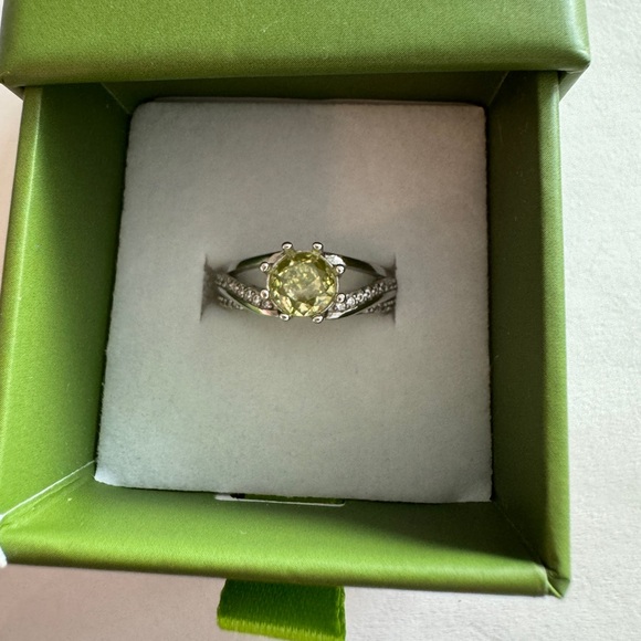 RBP Jewelry - Born To Shine Ryze Party Matcha Ice CZ White Frost CZ Sterling Ring Size 7